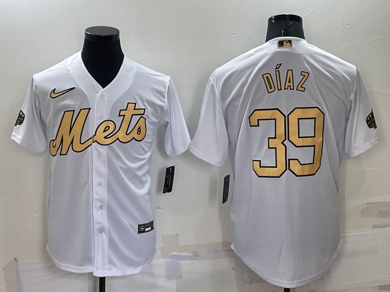 Men New York Mets #39 Diaz White 2022 All Star Game Nike MLB Jersey